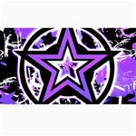 Purple Star Canvas 40  x 72 