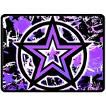 Purple Star Fleece Blanket (Large)