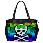 Rainbow Skull Oversize Office Handbag