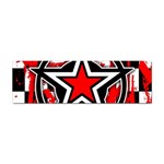 Star Checkerboard Splatter Sticker (Bumper)