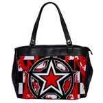 Star Checkerboard Splatter Oversize Office Handbag