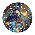 My Pour Cup Painting CBDOilPrincess 0cfa8741-c750-44af-8d62-c9a03448df92 Ornament (Round Filigree)