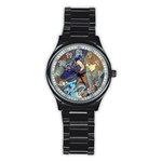 My Pour Cup Painting CBDOilPrincess 0cfa8741-c750-44af-8d62-c9a03448df92 Stainless Steel Round Watch