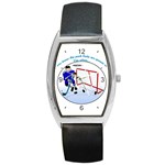 Pissed Off Puck Gods Barrel Style Metal Watch