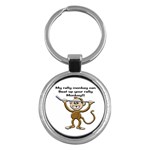 Rally Monkey Key Chain (Round)