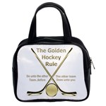 Golden Hockey Rule Classic Handbag (Two Sides)