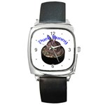 Puck Bunny 1 Square Metal Watch