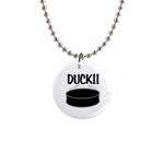 DUCK!! 1  Button Necklace