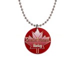 Canadian Women s Hockey 1  Button Necklace