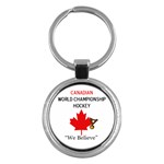 World Championship Hockey Key Chain (Round)