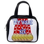 We Want Six Classic Handbag (One Side)