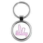 Puck Bunny 2 Key Chain (Round)