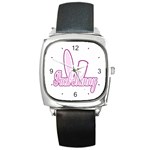 Puck Bunny 2 Square Metal Watch
