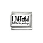 I LOVE Football Italian Charm (9mm)