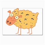 Funky sheep Postcard 4 x 6  (Pkg of 10)