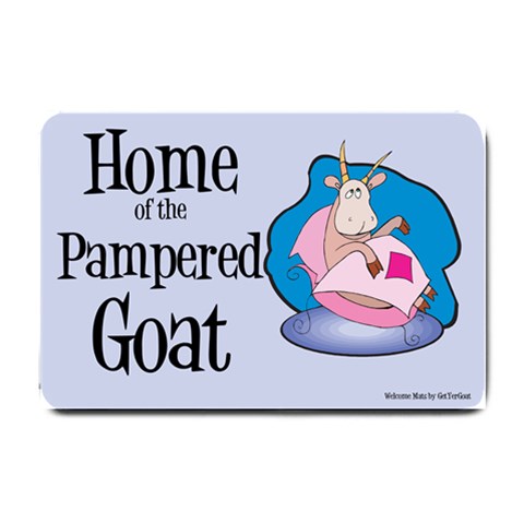 Pampered Goat Small Doormat from ArtsNow.com 24 x16  Door Mat