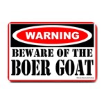 Beware Boer Goat Small Doormat