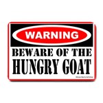 Beware Hungry Goat Small Doormat