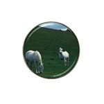 Two White Horses 0002 Hat Clip Ball Marker (4 pack)
