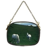 Two White Horses 0002 Chain Purse (Two Sides)