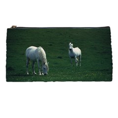 Two White Horses 0002 Pencil Case from ArtsNow.com Front