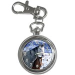 Winter Horses 0004 Key Chain Watch
