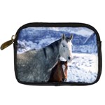 Winter Horses 0004 Digital Camera Leather Case