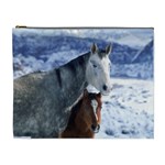 Winter Horses 0004 Cosmetic Bag (XL)