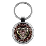 Celtic heart Key Chain (Round)
