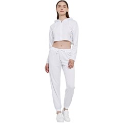 Cropped Zip Up Lounge Set