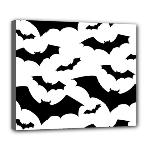 Deathrock Bats Deluxe Canvas 24  x 20  (Stretched) from ArtsNow.com