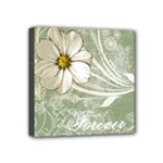 Forever White Flower  Mini Canvas 4  x 4  (Stretched)