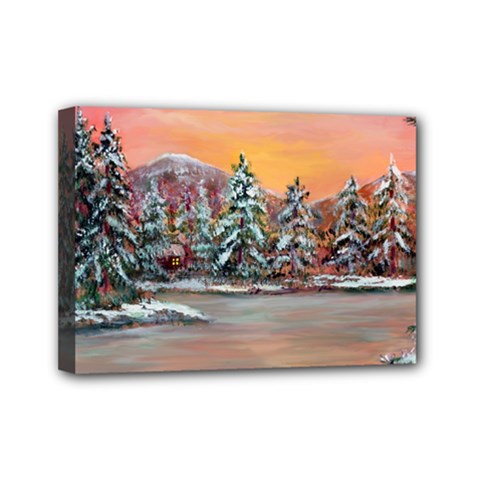  Jane s Winter Sunset   by Ave Hurley of ArtRevu ~ Mini Canvas 7  x 5  (Stretched) from ArtsNow.com