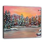  Jane s Winter Sunset   by Ave Hurley of ArtRevu ~ Canvas 20  x 16  (Stretched)