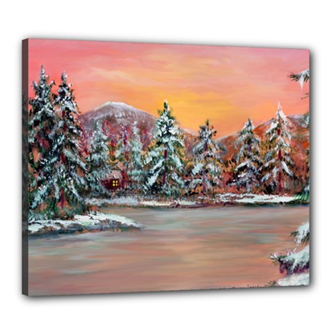  Jane s Winter Sunset   by Ave Hurley of ArtRevu ~ Canvas 24  x 20  (Stretched) from ArtsNow.com