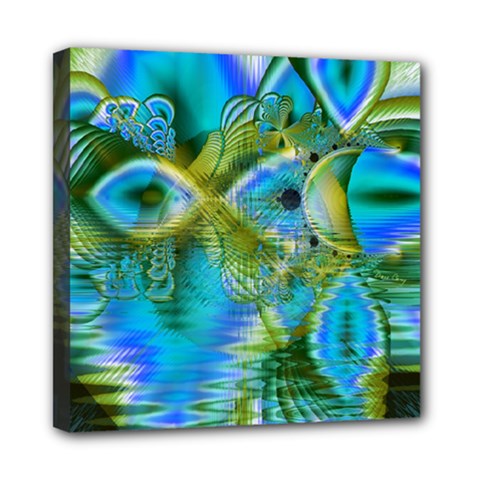 Mystical Spring, Abstract Crystal Renewal Mini Canvas 8  x 8  (Framed) from ArtsNow.com