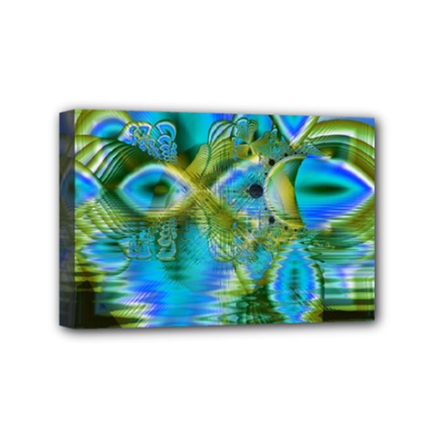 Mystical Spring, Abstract Crystal Renewal Mini Canvas 6  x 4  (Framed) from ArtsNow.com