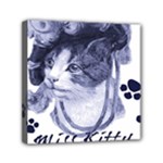 Miss Kitty blues Mini Canvas 6  x 6  (Framed)