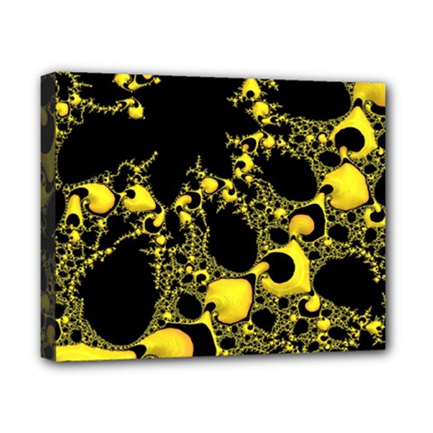 Special Fractal 04 Yellow Canvas 10  x 8  (Framed) from ArtsNow.com