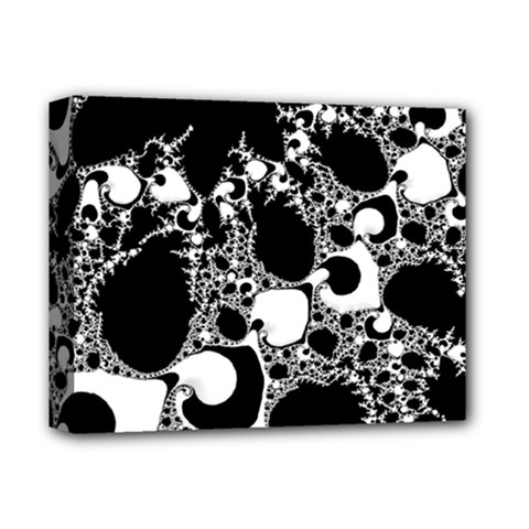 Special Fractal 04 B&w Deluxe Canvas 14  x 11  (Framed) from ArtsNow.com