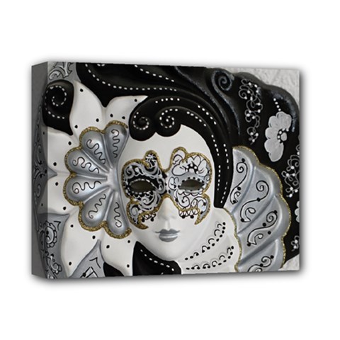 Venetian Mask Deluxe Canvas 14  x 11  (Framed) from ArtsNow.com