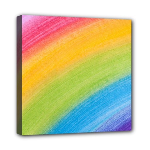 Acrylic Rainbow Mini Canvas 8  x 8  (Framed) from ArtsNow.com