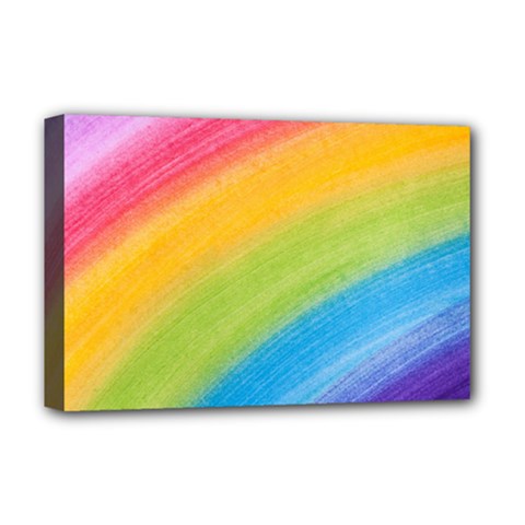 Acrylic Rainbow Deluxe Canvas 18  x 12  (Framed) from ArtsNow.com