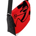 Flap Closure Messenger Bag (L) 