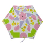 Spring Geometrics Mini Folding Umbrella