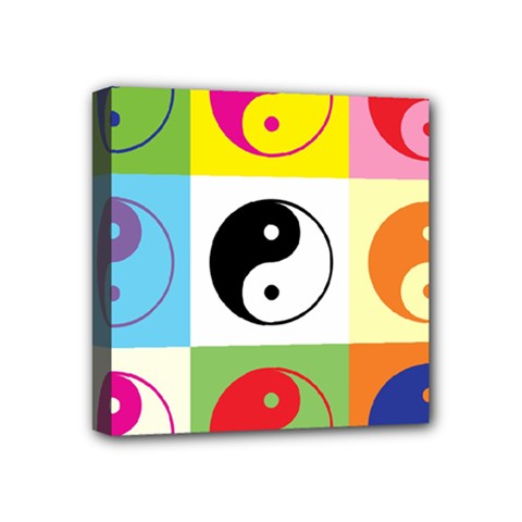 Ying Yang   Mini Canvas 4  x 4  (Framed) from ArtsNow.com