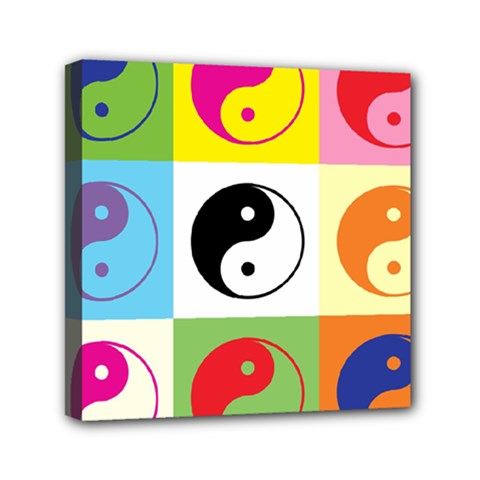 Ying Yang   Mini Canvas 6  x 6  (Framed) from ArtsNow.com