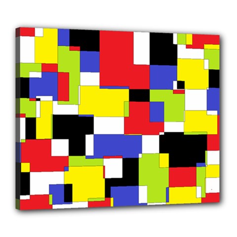 Mod Geometric Canvas 24  x 20  (Framed) from ArtsNow.com