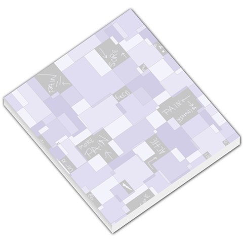 Purple Pain Modular Small Memo Pad from ArtsNow.com