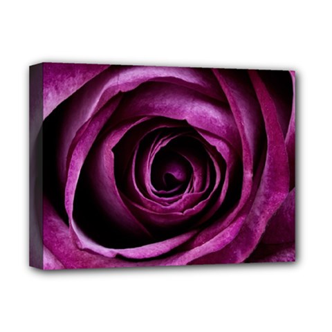 Deep Purple Rose Deluxe Canvas 16  x 12  (Framed)  from ArtsNow.com